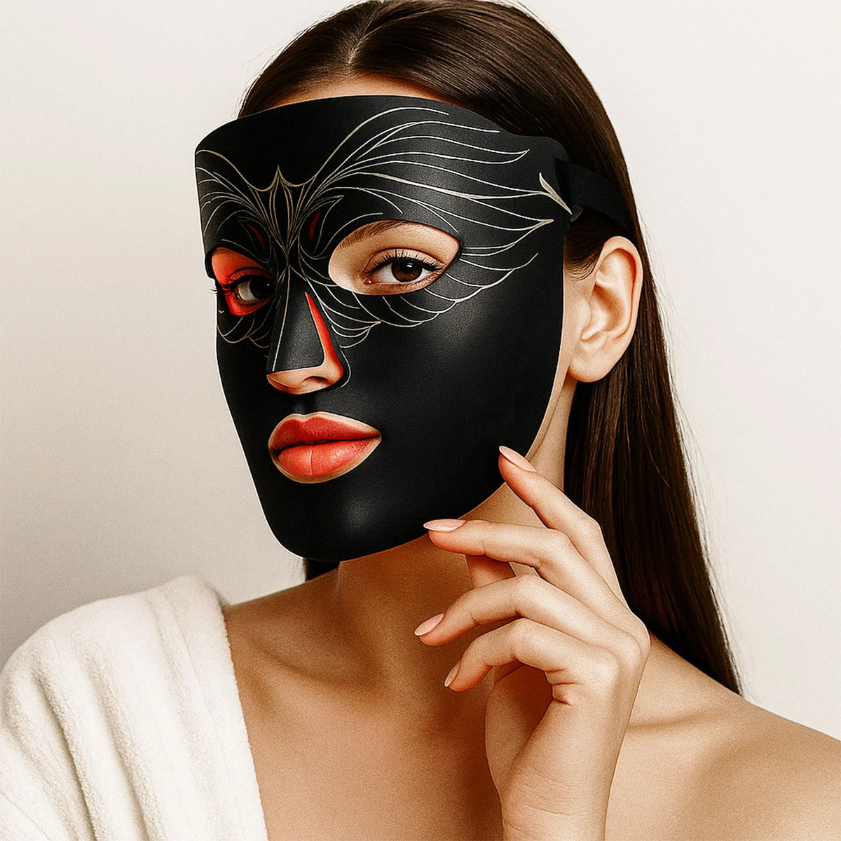 Red2025 Edition Light Therapy Mask Travel-Friendly Anti Aging Travel