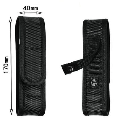 Tactical Pouch Travel-Friendly Water Resistant Flashlight Holder