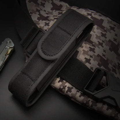 Tactical Pouch Travel-Friendly Water Resistant Flashlight Holder