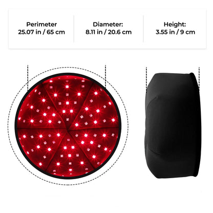 Red Light Therapy Cap Hair Growth Helmet Pain Free At Household