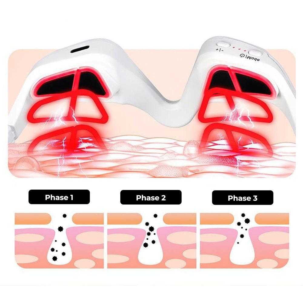 Under Infrared Eye Red Light Mask Brighten And Smooth