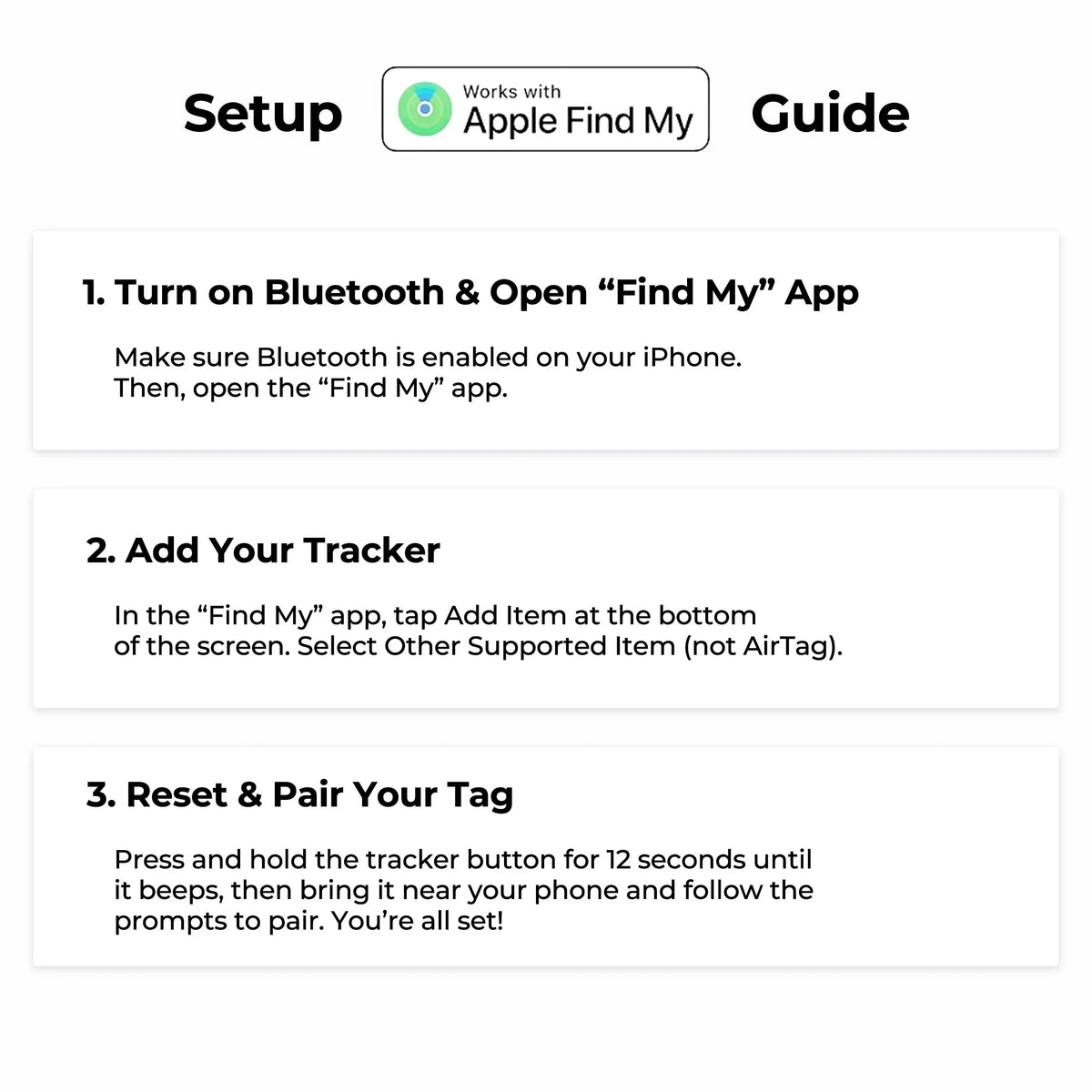 GPS Airtag Tracker Travel-Friendly Iphone Android No Subscription