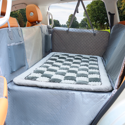 Dog Backseat Bed Large Plush Pet Car Seat Bed For Cozy Rides Fall 2025 Travel Must Have Mess Free
