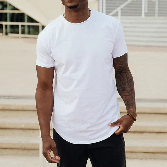 Sporty Fit Men's T-Shirt with Breathable Fabric and Seamless Design for Gym and Casual Wear-1