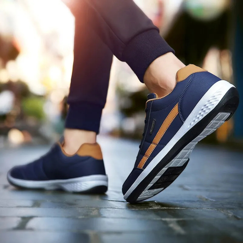 Comfortable Orthopedic Leather Shoes for Women, Waterproof Anti-Slip Design with Wide Toe Box and Gedempte Heel Support-5