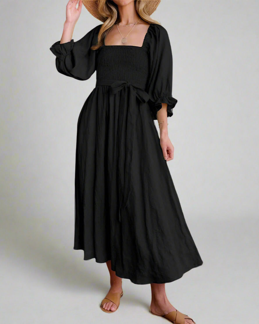 Airy Cotton Summer Dress for Women, Breathable and Versatile, Flattering Fit for Day or Night Wear-2