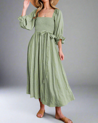 Airy Cotton Summer Dress for Women, Breathable and Versatile, Flattering Fit for Day or Night Wear-5