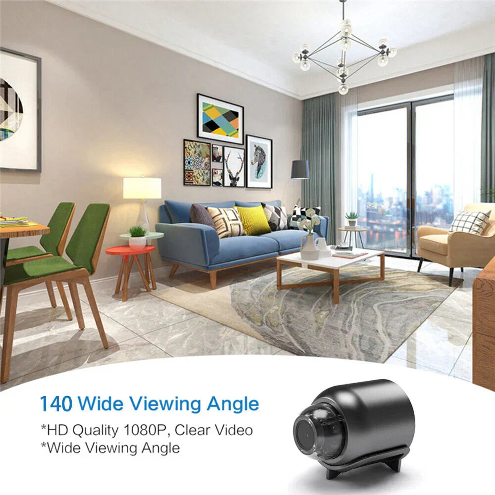 Mini2025 Edition WiFi Camera 1080P Night Vision Motion Alerts Remote Viewing Simple App Setup Household Security