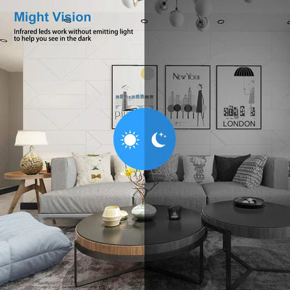 Mini2025 Edition WiFi Camera 1080P Night Vision Motion Alerts Remote Viewing Simple App Setup Household Security