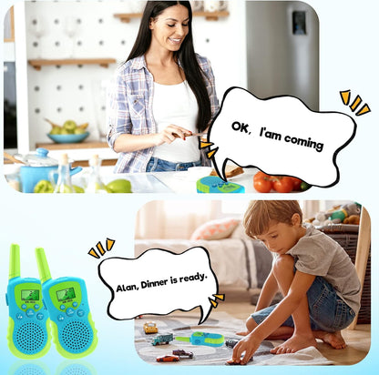 Walkie Talkie Kit 3-Pieces - Clear Sound, Long Range, Great for Ages 3-12 Adventures