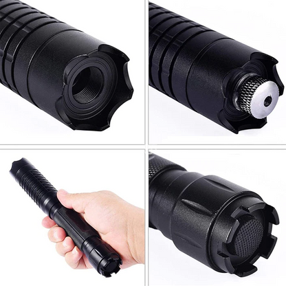 Laser Blue Torch 450Nm Tactical Flashlight Survival Gear