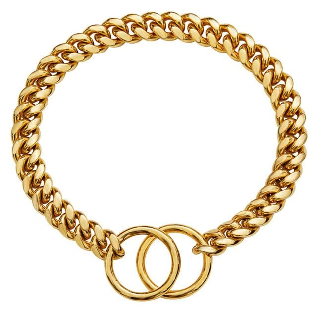Heavy Duty Chain, Chew-Resistant, Sturdy Pet Accessory for Regular Walks Fall 2025 Gift – Dog Chain Collar