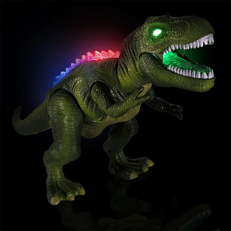 Control Remote T Rex Dinosaur LED Light Up Walking Roaring Toy For Kids Fall 2025 Gift