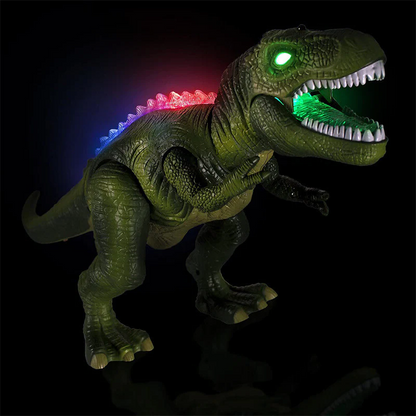 Control Remote T Rex Dinosaur LED Light Up Walking Roaring Toy For Kids Fall 2025 Gift