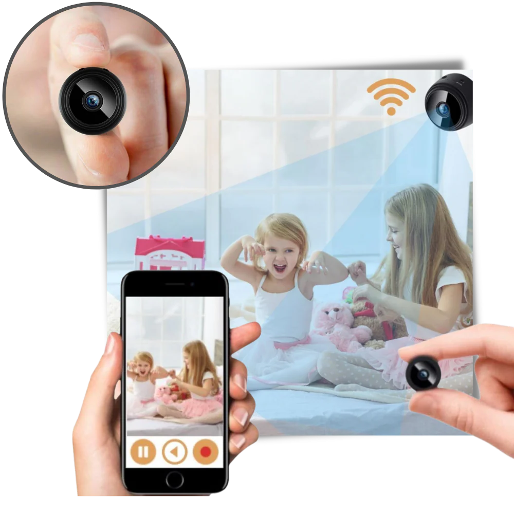 Mini Cordless Security Camera Magnetic Mount Indoor WiFi Camera Fall 2025 Night Vision Motion Alerts