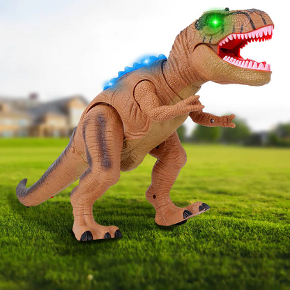 Control Remote T Rex Dinosaur LED Light Up Walking Roaring Toy For Kids Fall 2025 Gift