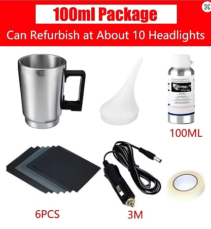 Headlight Restoration Kit Pro-Grade Atomizing System Car Maintenance Fall 2026 Crystal Clear Beams For Safer Night Driving