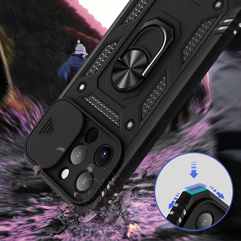 Magnetic2025 Edition Phone Case Rugged Ring Kickstand Fall