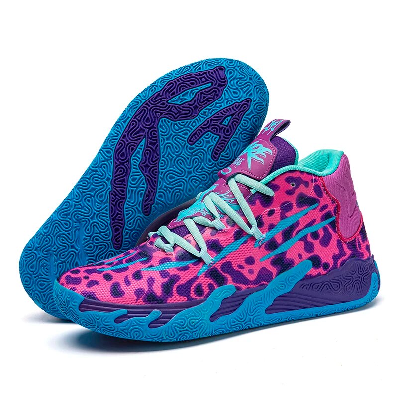 Men's Basketball Shoes, Breathable Fabric, Anti-Slip Sole, Optimal Grip for Indoor and Outdoor Performance-5