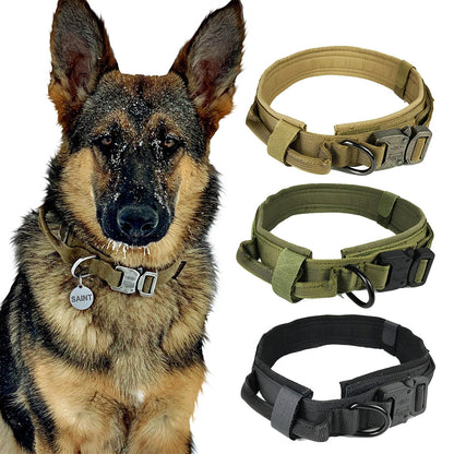 Dog2025 Edition Collar Tactical K9 With Patch Panel Top Handle Training And Control Fall