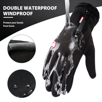 Thermal2025 Edition Gloves Fleece Lined Cycling Ski Gloves Fall