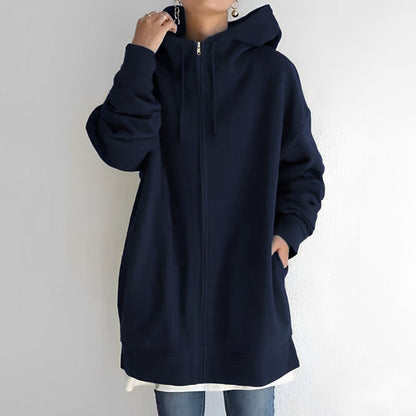 Womens Warm Fleece Hoodie - Oversized, Brushed Fleece