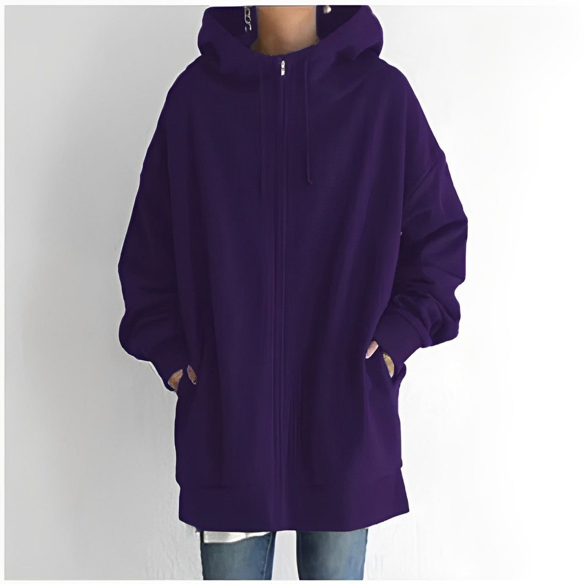 Womens Warm Fleece Hoodie - Oversized, Brushed Fleece