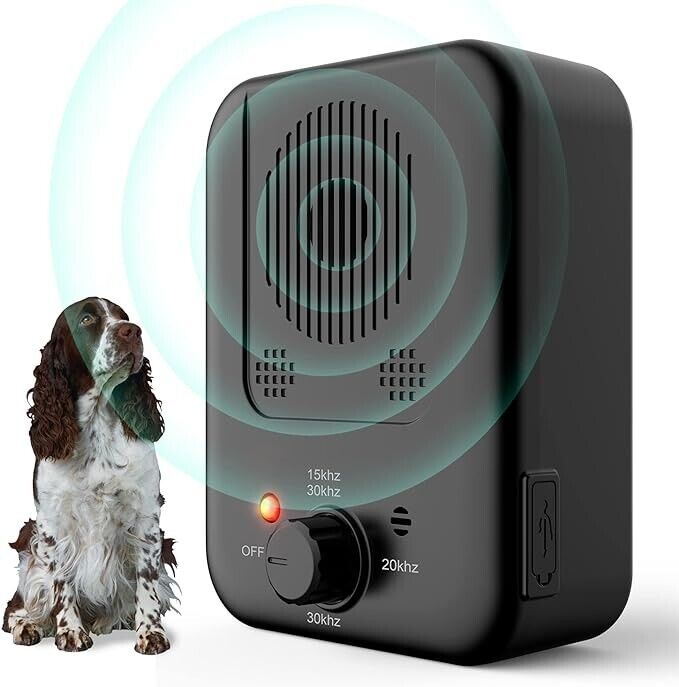 Dog2026 Edition Bark Control Device Ultrasonic Deterrent With Flexible Frequency 15kHz To 30kHz Peaceful Household TikTok Viral