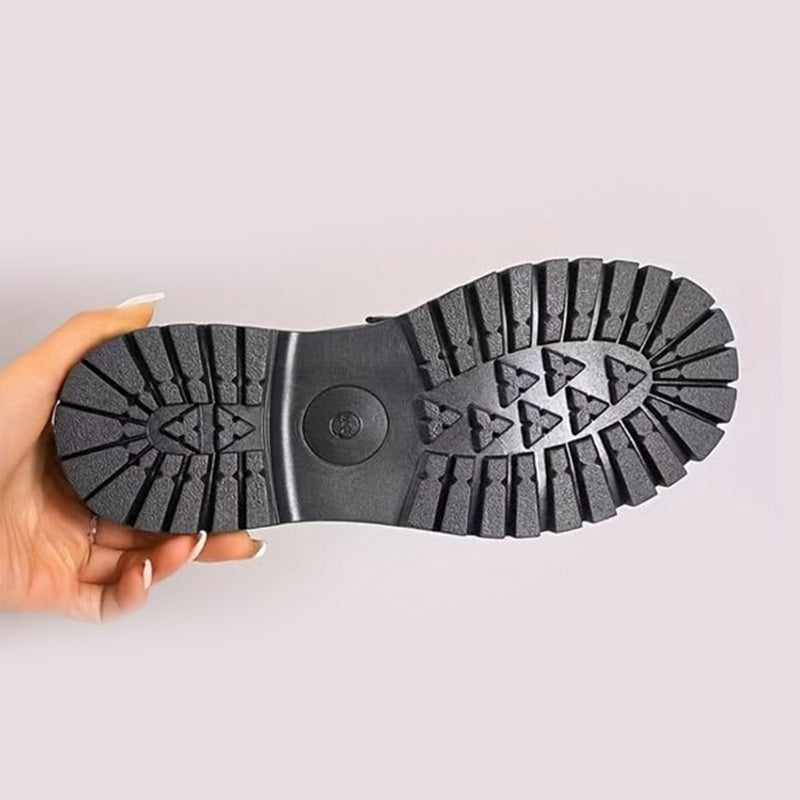 Thick Platform Moccasins for Women with 4.5 cm Padded Sole, Slip-On Design, Comfortable and Supportive Moccasin Slippers-6