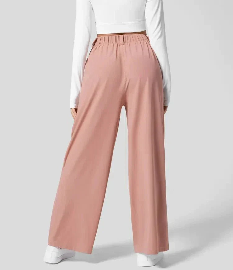 Women's Linen Pants - Ultra Comfort Trousers with Flattering Fit, Soft Fabric for Casual and Formal Wear-3