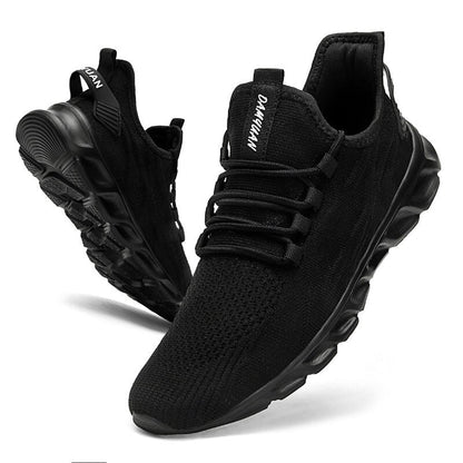 All-Round Men's Shoes with Breathable Fabric, Sturdy Sole, and Versatile Style for Casual Wear-1